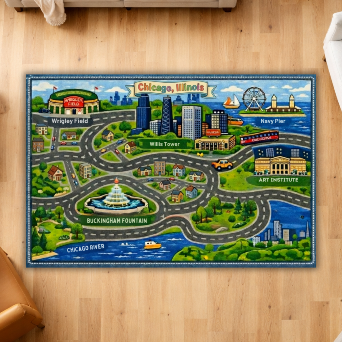 City Road Play Rug