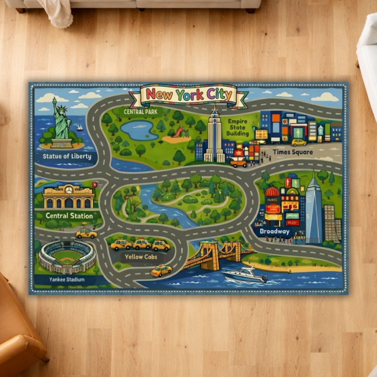 City Road Play Rug