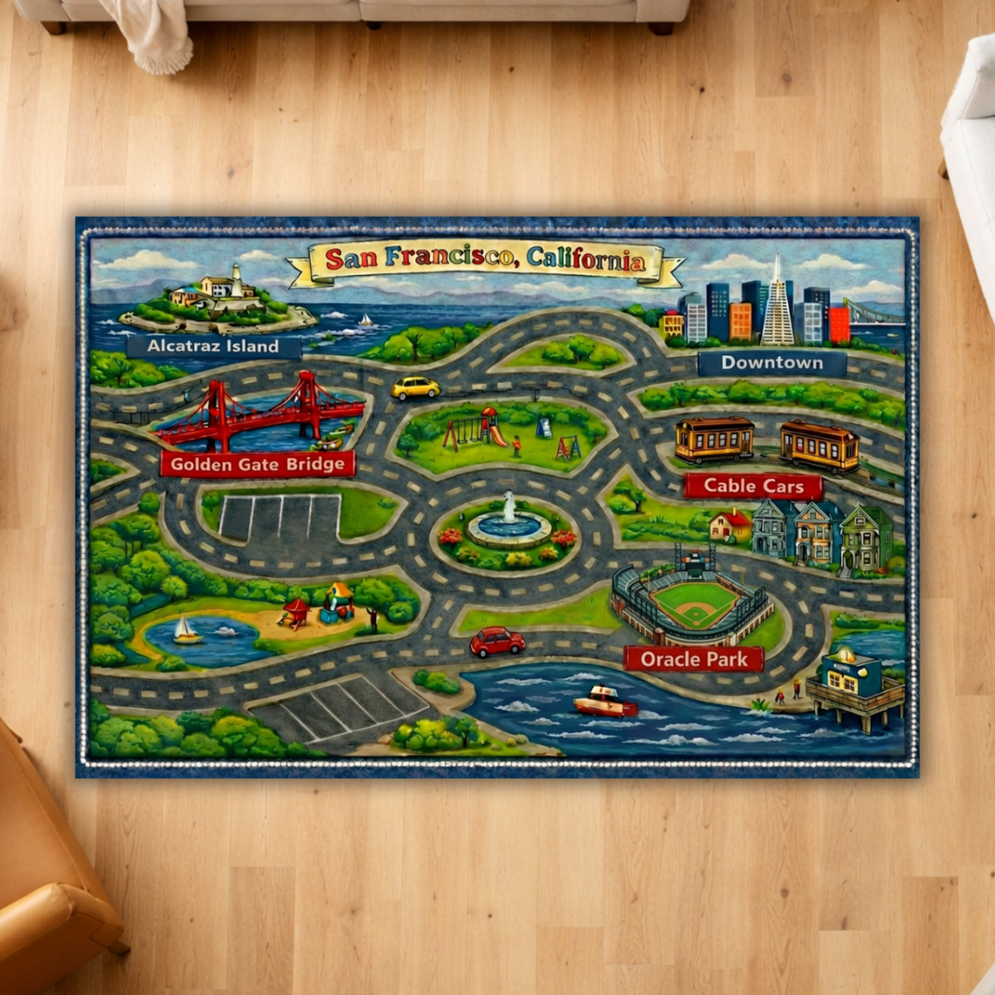 City Road Play Rug