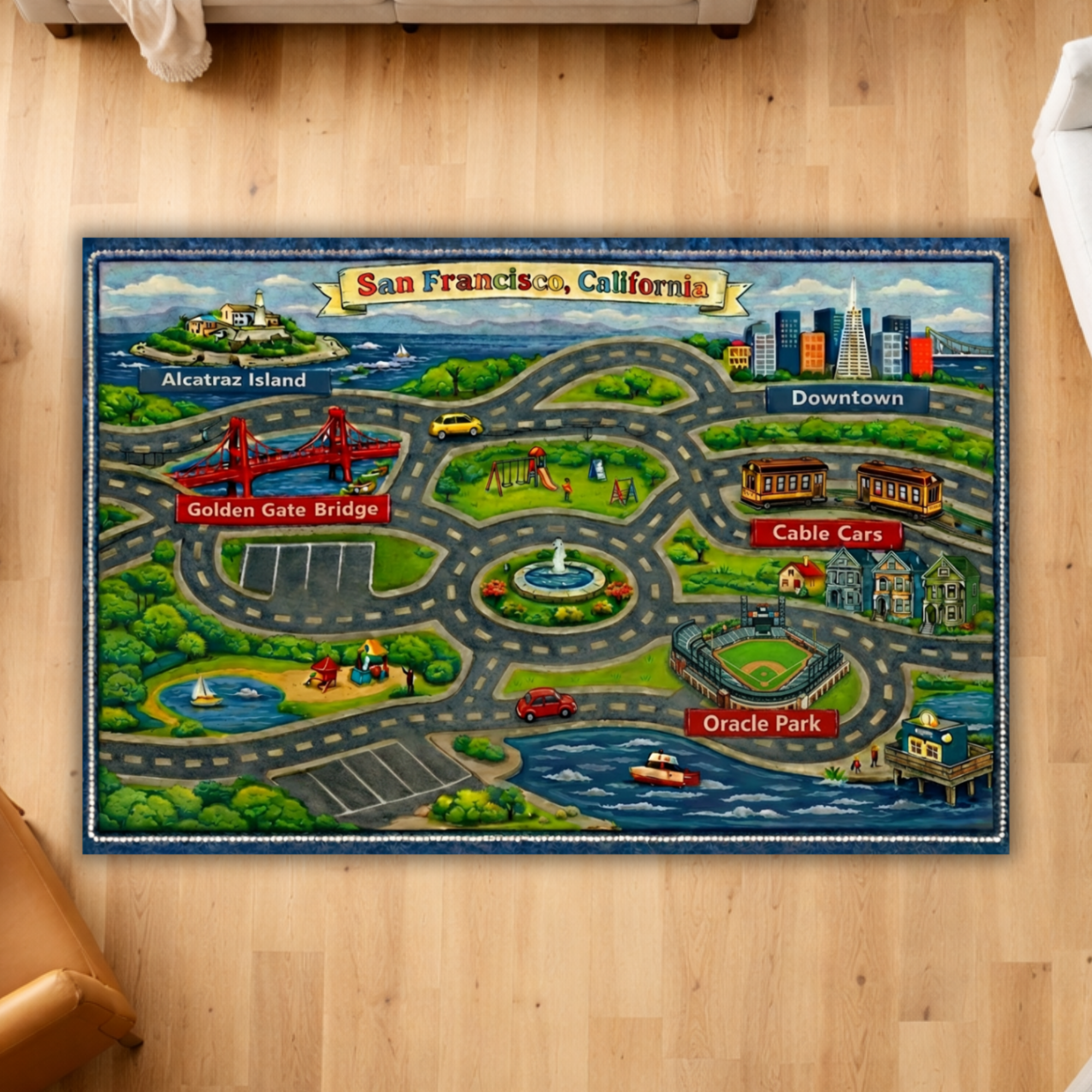 City Road Play Rug